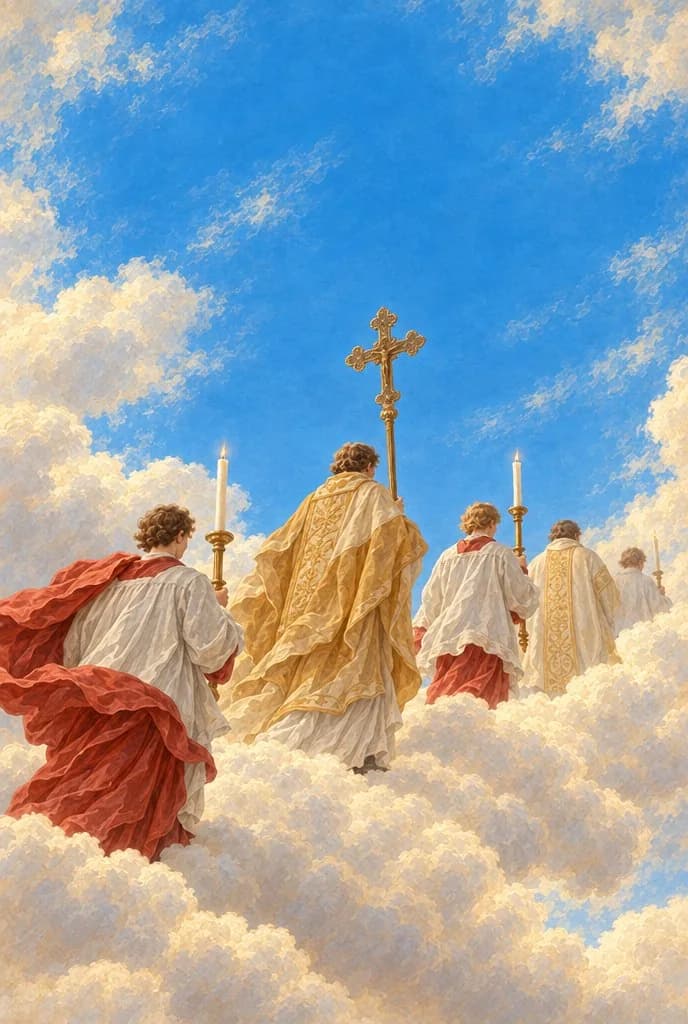 Gemaltes Motiv zum Begriff Was ist Liturgie?