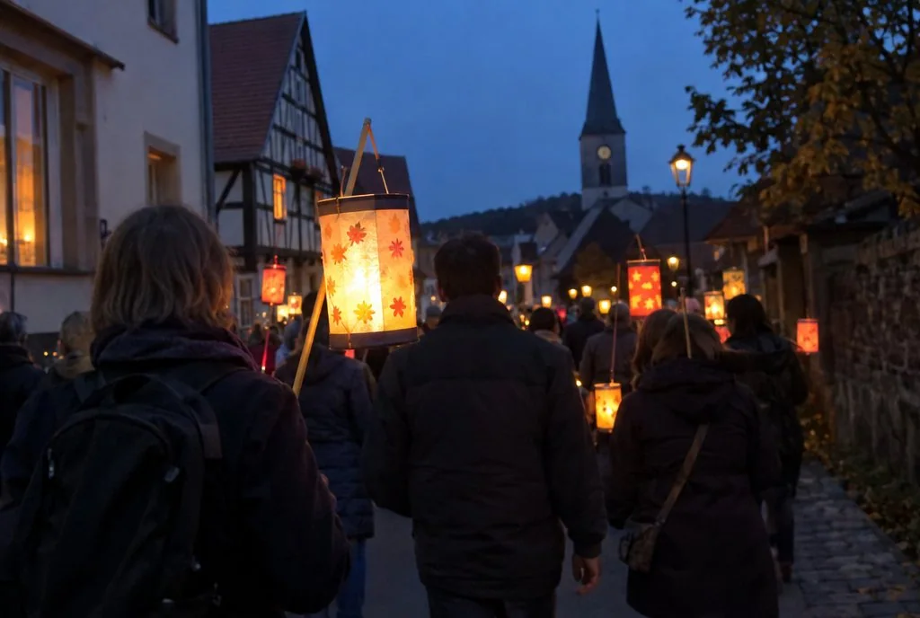 Der Martinsumzug im letzten Jahr